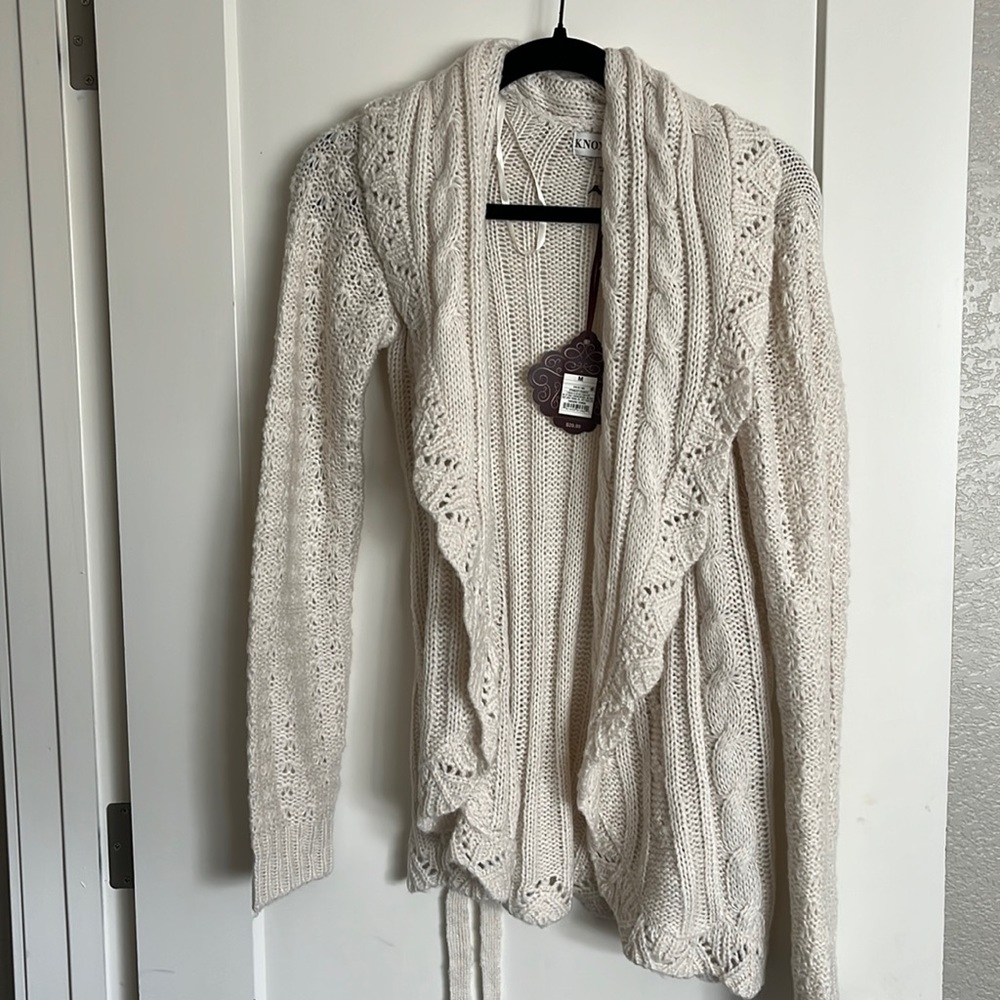 Cream sweater